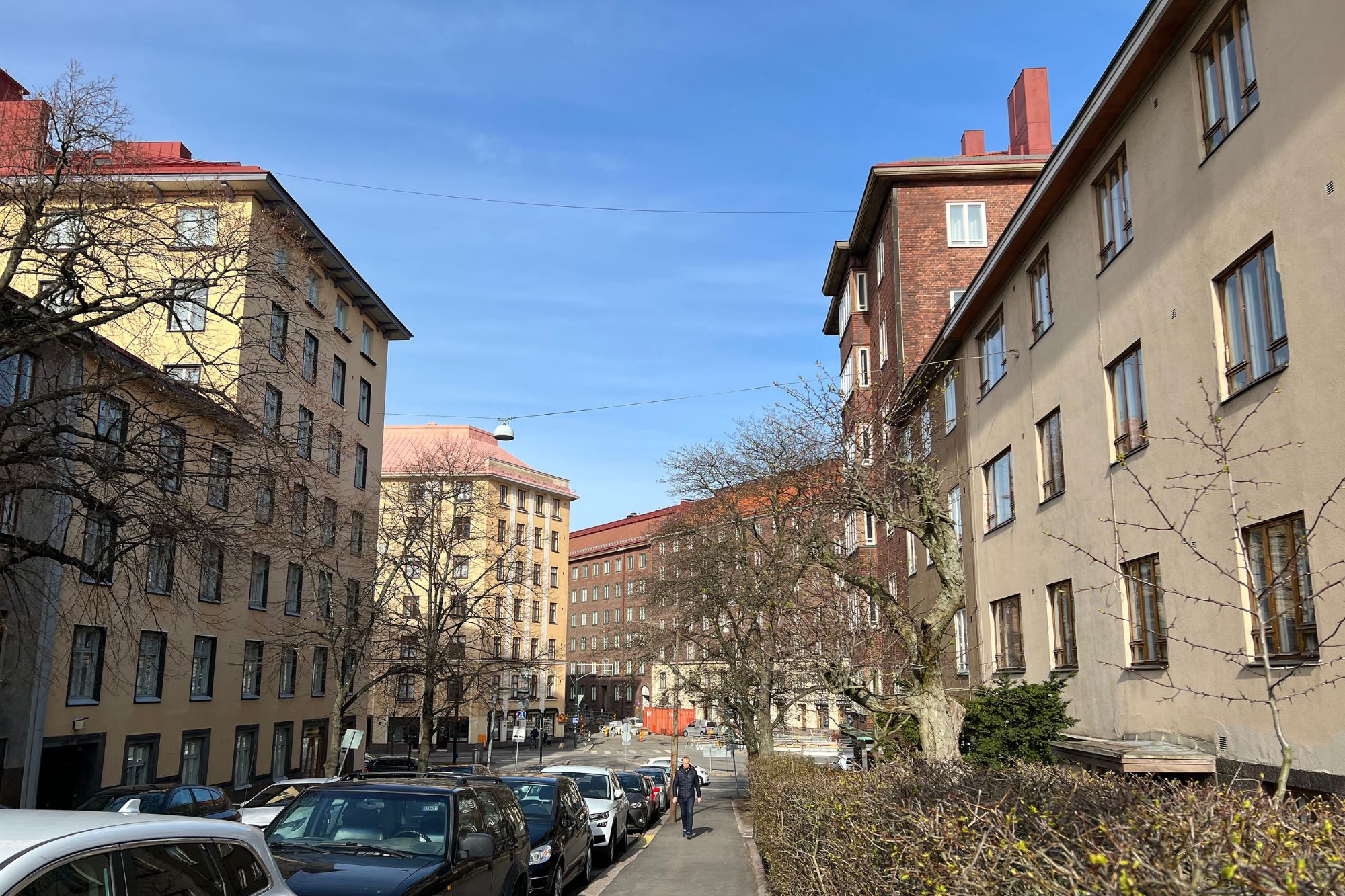Kerrostalot Helsingissä.