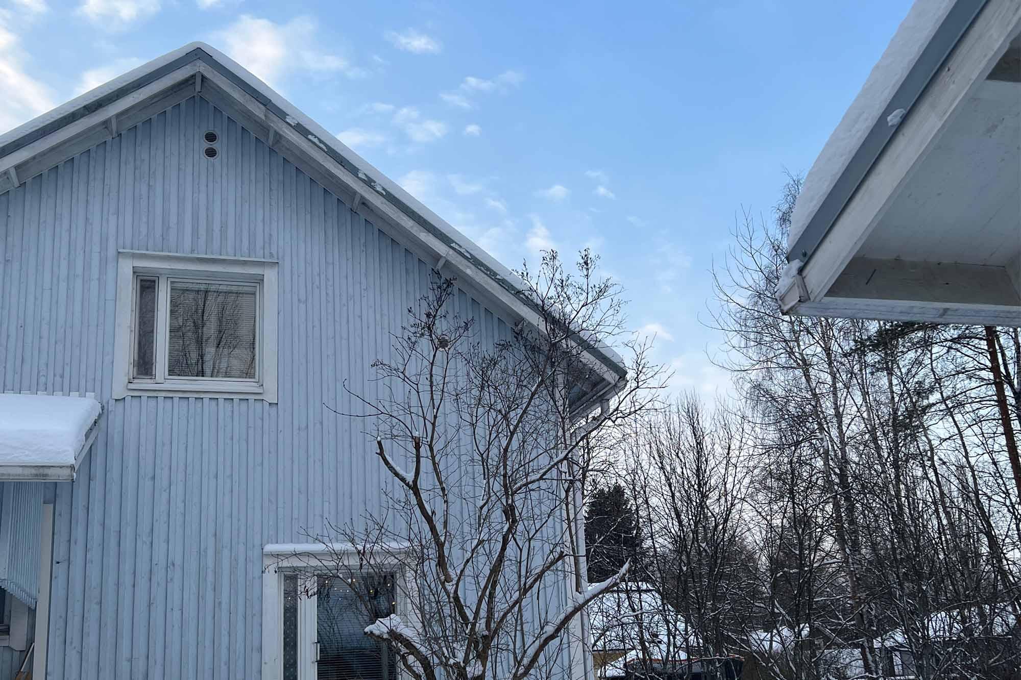 Vino tuulettumaton yläpohja on riskirakenne.